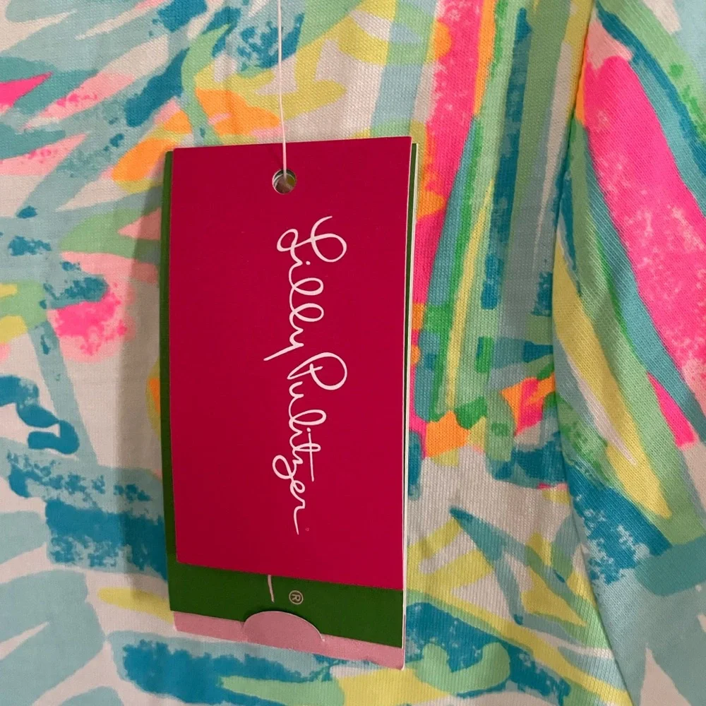 LILLY PULITZER Marlowe Dress NWT Size Large Sea Salt Sun NWT - Picture 6 of 9